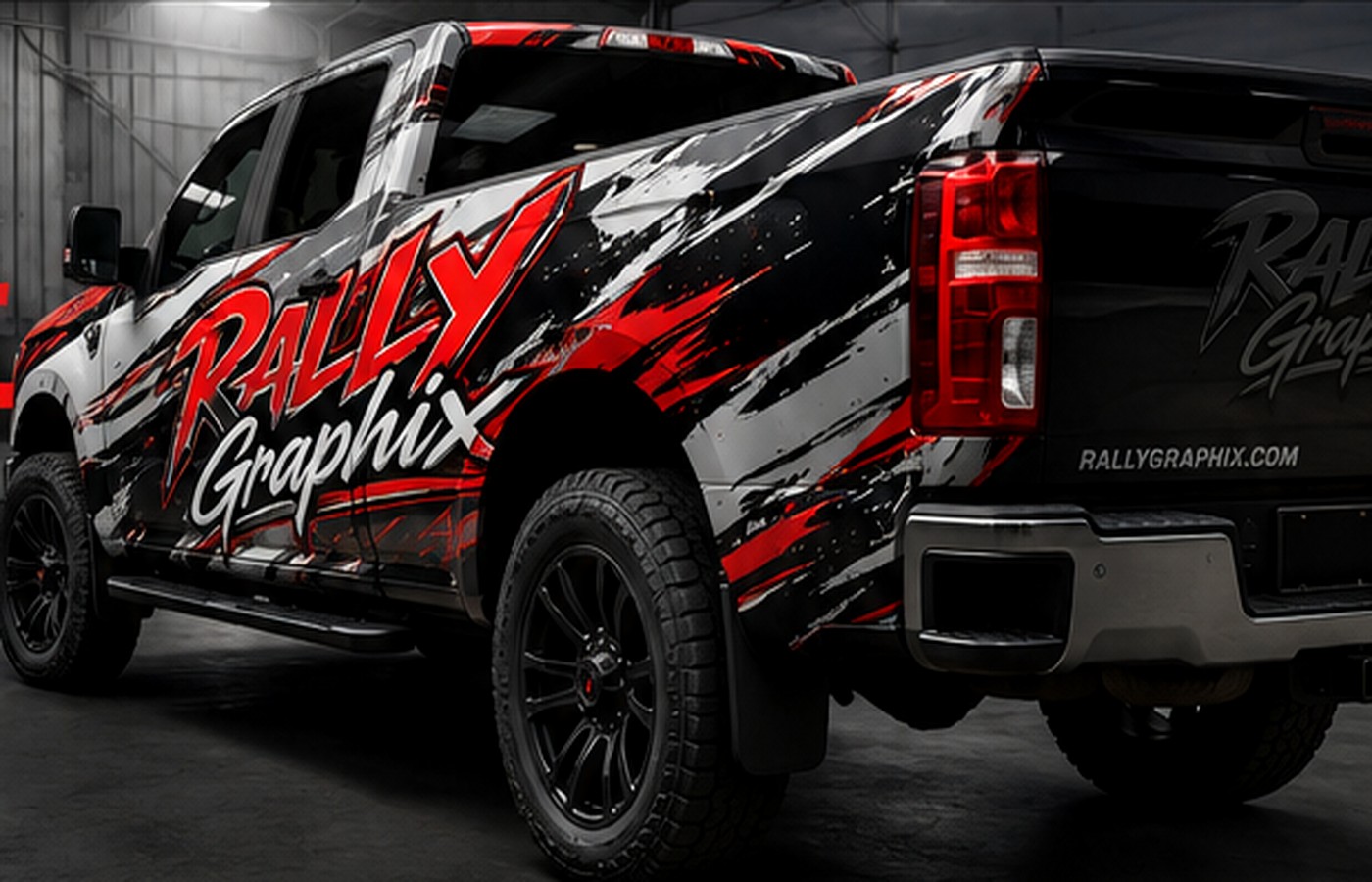 Example custom truck graphics