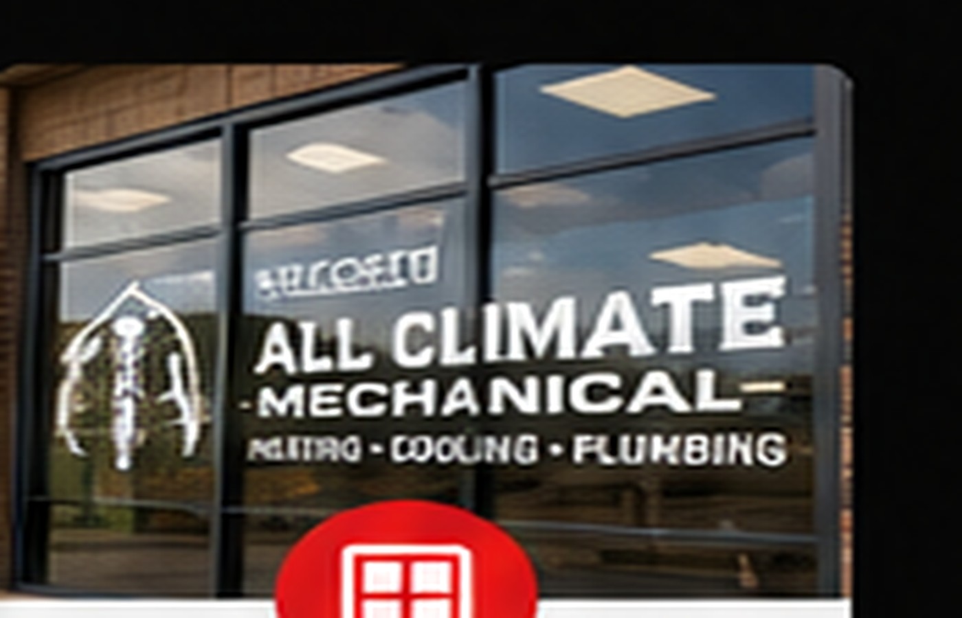 Window signage example